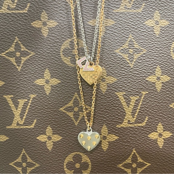 Louis Vuitton Swarovski Crystal Tiered Spiky Valentine Necklace - Picture 4 of 9